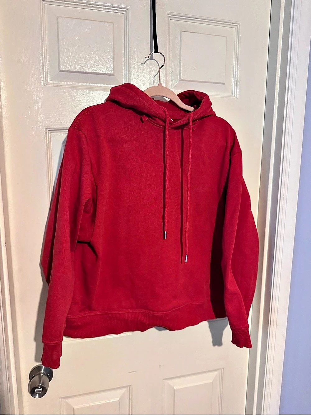 Zara Red Hoodie Size Medium